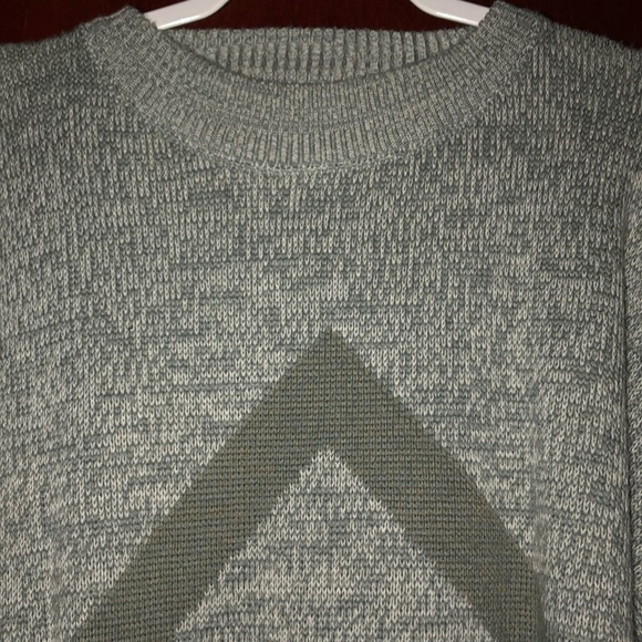 Cave Men’s Gray Wool Knitted Crewneck Sweater